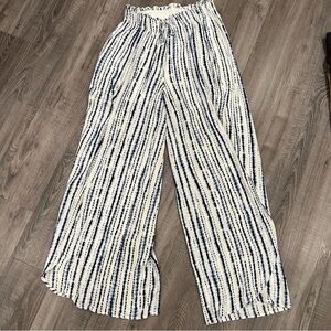 Vici wide leg side slit pants